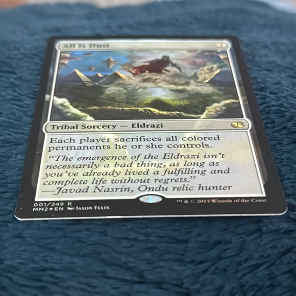 FOIL MTG Magic the Gathering All Is Dust - Picture 3 of 6